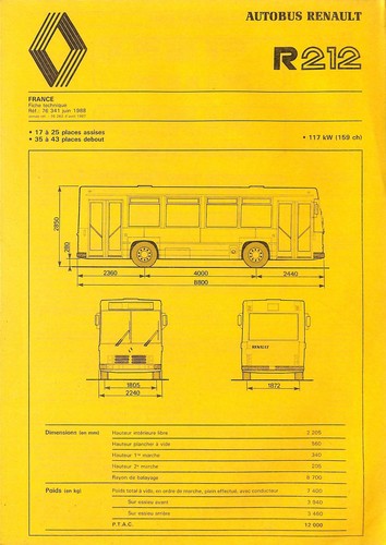 Renault autocar 212 - renault, /