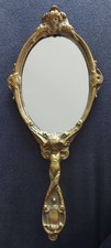 Ancien Miroir Face À Main