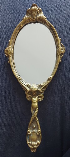 Ancien miroir face main - miroir,