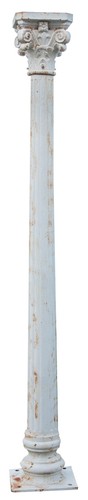 Colonne fonte canalisée - colonne,
