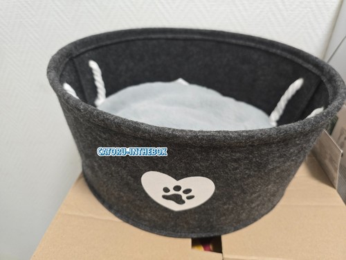 Panier pour chat avec coussin