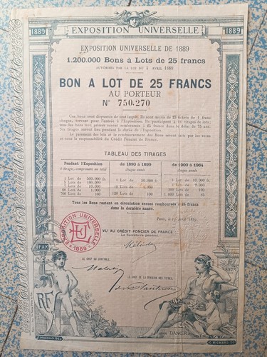 Bon lot francs - bon,