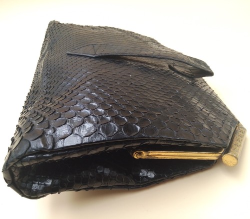 Sac pochette vintage peau - pochette,