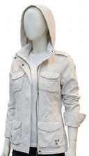 Veste mi-saison blanche style