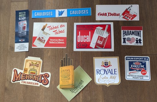 Lot autocollants tabac - lot, de