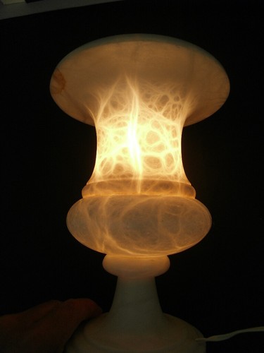 Lampe transparente veinée - lampe, en