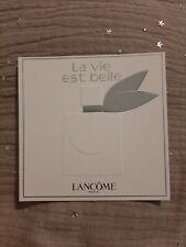 Perfume Card - Perfume Card. Lancôme - Life is beautiful