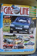 Ancien magasine Gazoline N°238 de 2016 peugeot 205 roland garros
