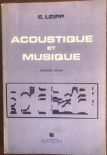 Livre Acoustique et Musique -