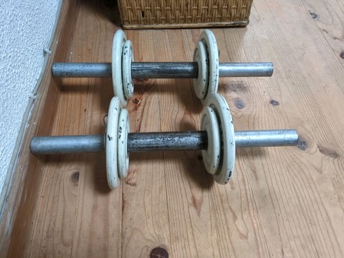 Rare paire haltères vintage - paire,