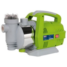 Sealey WPS062S Surface Montage Eau Pompe Acier Inoxydable 62L/Min 230V