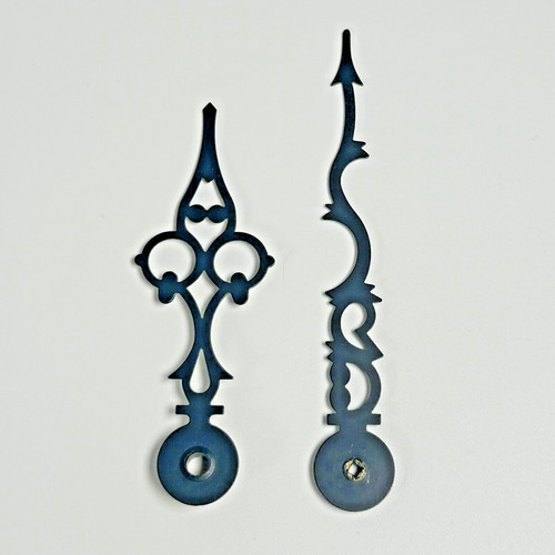 Black steel clock - steel,
