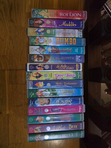 Cassettes vhf disney - disney, très