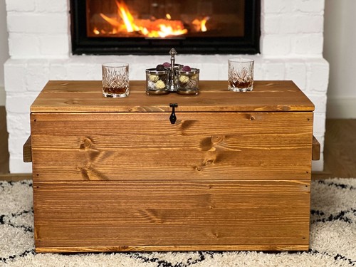 Coffre table basse - coffre,