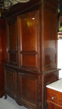 Buffet 2 corps Campagnard en chêne Epoque Louis XV 4 portes