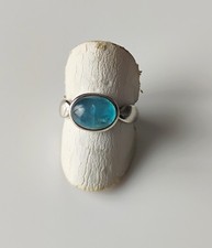 Bague en Topaze Bleue et