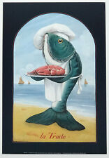 Le Truite, Trout,  by Isiah and Benjamin Lane.  Reproduction print
