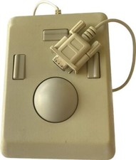 Serial Mouse Vintage PC computer mouse ball 3 Button TrackBall