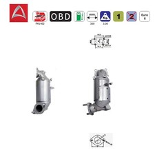 Catalyseur avant pour HYUNDAI Kona i20 KIA Cee'D Pro Cee'D Xceed - 1.0