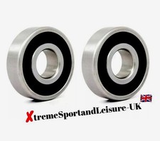 DERBI SENDA XTREME 50cc 2002-2024 FRONT & REAR WHEEL BEARING SET - UK SELLER