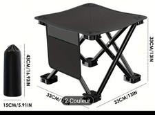 Lot de 2 Tabourets Pliants