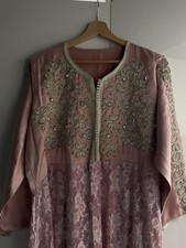 Caftan Marocain Rose Brodé
