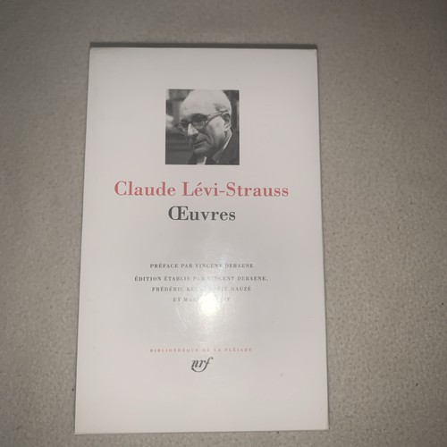 Claude lévi strauss œuvres - lévi-strauss.,