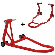 CRUIZER Béquille d'atelier moto avant et monobras arreire - axe 21,7/25,5