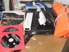Wii Console  Bundle  Tested!! Call Of Duty,Duck Hunt, Deer Drive 