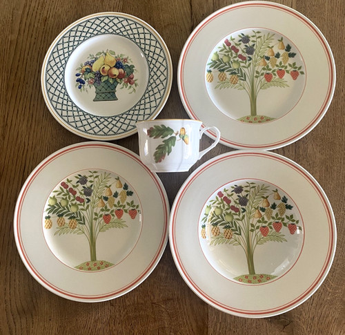 Assiettes tasse bol villeroy - assiettes,