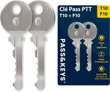 Clés Pass PTT T10 + F10