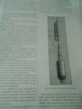 Les profundurs de la Mer Sondeur L'Hydre 1888 Engraving Print Article