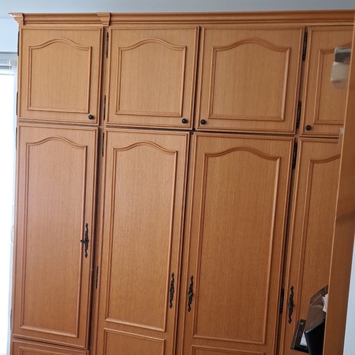 Armoire penderie marron