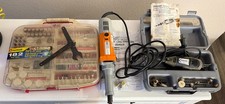 Vintage Dremel MultiPro 395 Rotary Tool w/ Case, Flex Shaft, Die Grinder Plus++