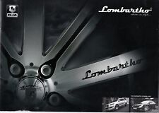 Elia Lombartho alloy rims various models, 2013, 16 sides