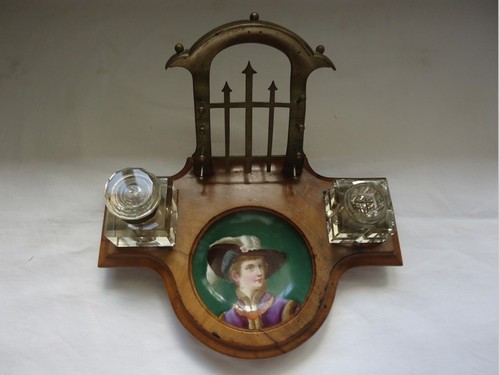 Encrier bureau porte plume - porte,