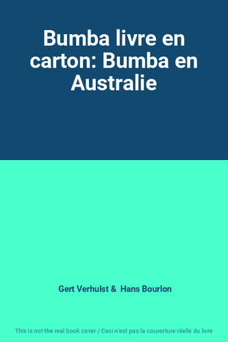 Bumba livre carton - carton:,
