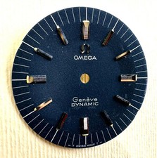Omega Dynamic for Cal.601 Vintage Blue Dial Marked Beyeler, 30.5mm, 1970s