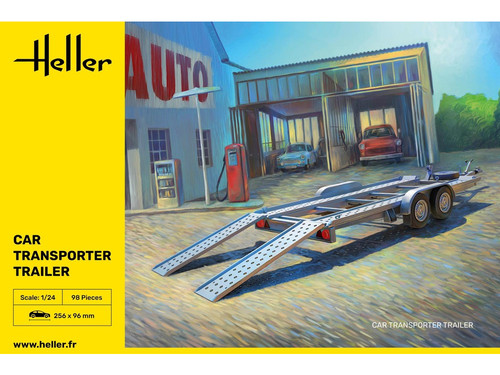 Heller car transporter - car,