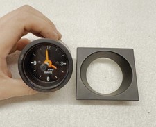Volvo 240 242 245 240DL GL Turbo VDO 52mm Quartz Zeit Clock with Trim Bezel