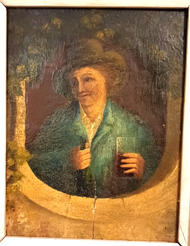 Huile sur panneaux homme - panneaux, à