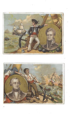 2 Chromos anciens or H. 7,5