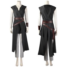 Star Wars 8 The Last Jedi Skywalker Rey Cosplay Costume Halloween Carnival Suits