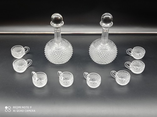 Service liqueur cristal - service, en