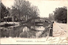 *75215 postcard 71 Montceau les Mines - le Pont tournant