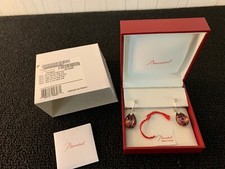 Pink Psychedelic Baccarat Crystal Earring