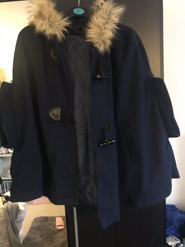 Veste poncho capuche - poncho, à