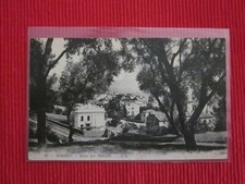 Old postcard written Ajaccio sous les oliviers corse