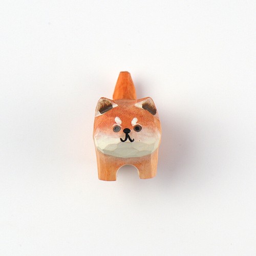 Bois sculpté shiba - bois,