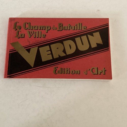 Carnet cartes postales verdun - carnet,